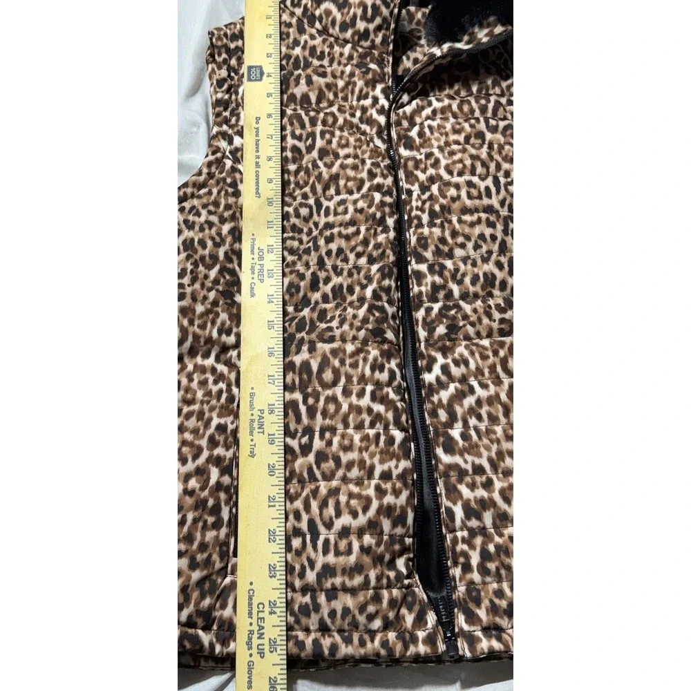 Calvin Klein Women's Quilted Puffer Vest Full Zip Size Large
